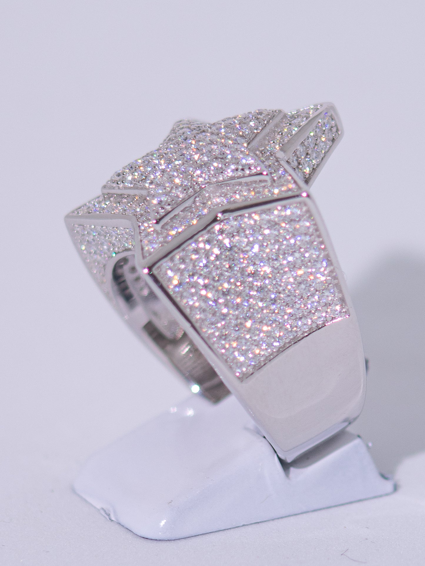 Anillo Estrella Plata 925 VVS