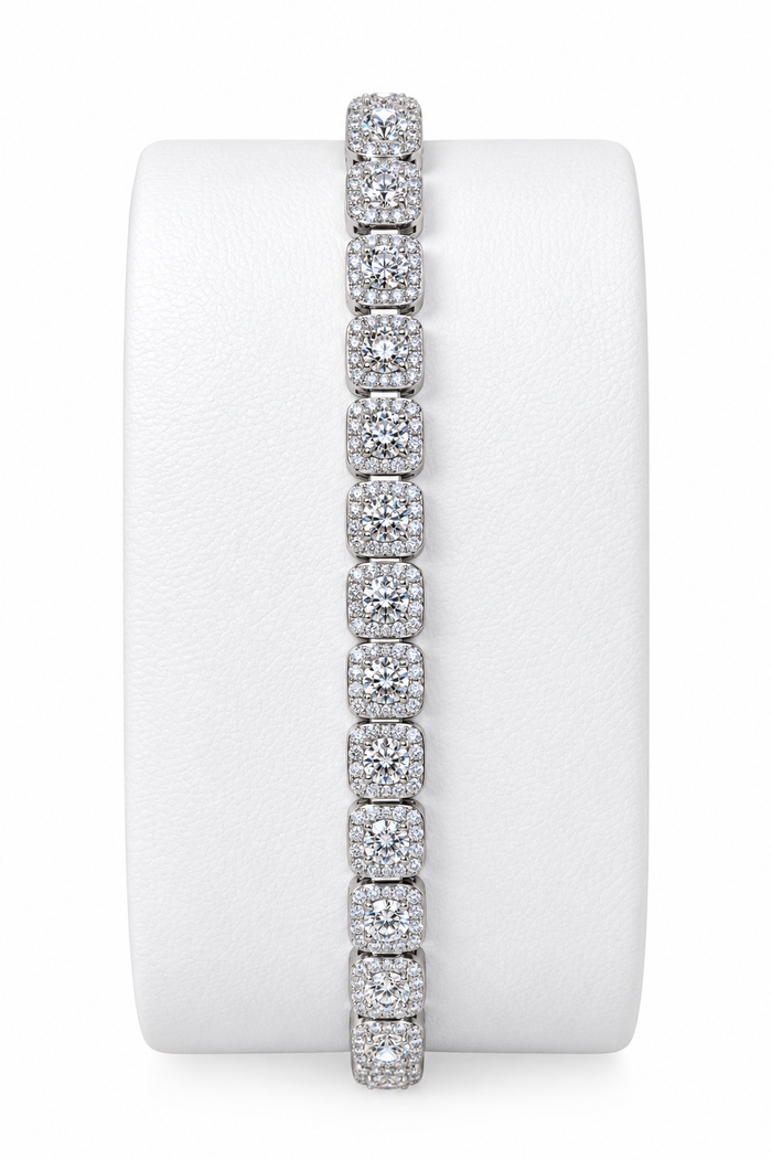 Pulsera Tennis Baguette VVS1 6MMM