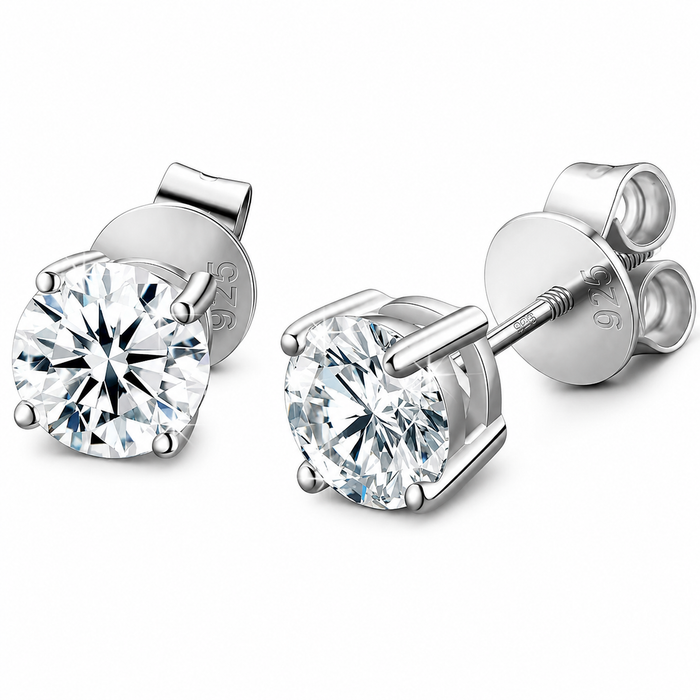 Aros 6.5mm VVS Plata 925