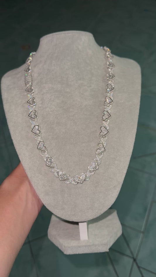 Cadena Infinity Heart Plata 925